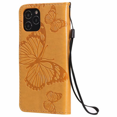 Funda de Cuero para Teléfono con Mariposa Prensada - Image 59