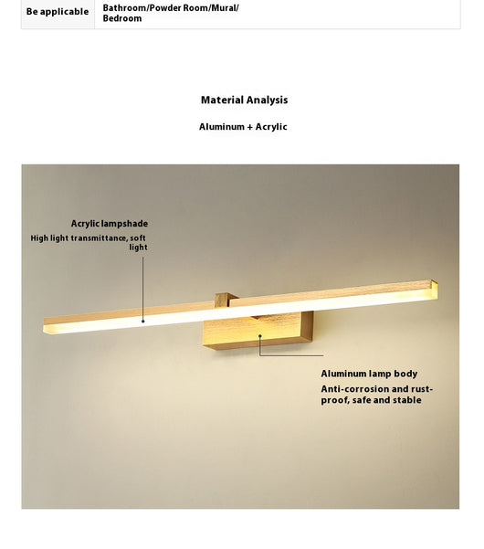 Lámpara LED Impermeable para Baño - Iluminación Inteligente para Espejo y Lavamanos - Image 11