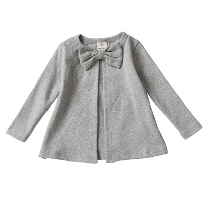 Abrigo Infantil Casual con Moño - Blusa de Algodón Cuello Redondo - Image 5