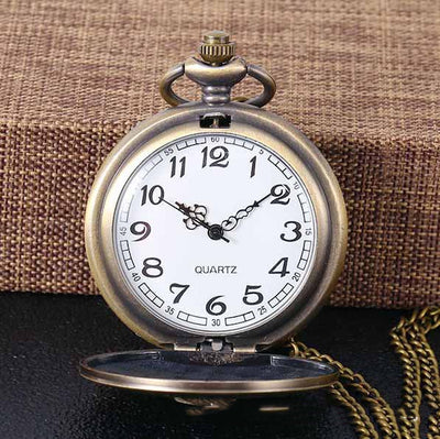 Reloj de Bolsillo Diseño Tren Clásico para Abuelos y Niños - Image 11