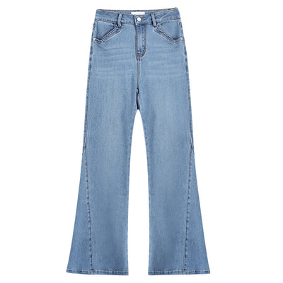 Jeans Cintura Alta Acampanados con Diseño Artístico para Mujer - Image 6