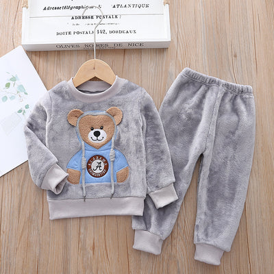 Pijama Infantil Térmico con Diseño Cartoon - Conjunto Abrigo Invierno - Image 22