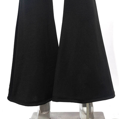 Jeans Acampanados Cintura Alta con Ojales y Cruce en Dobladillo - Image 11