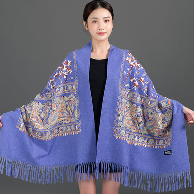 Chal Cashmere Premium para Cheongsam - Abrigo Elegante y Cálido - Image 10