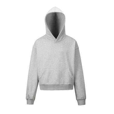 Sudadera Corta Básica Unisex de Color Sólido - Image 5