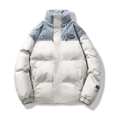 Abrigo de Invierno para Hombre Casual con Cuello Alto Acolchado en Algodón - Image 2