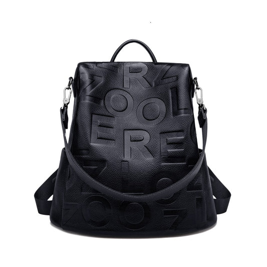 Bolso de Cuero Genuino para Mujer - Gran Capacidad y Estilo