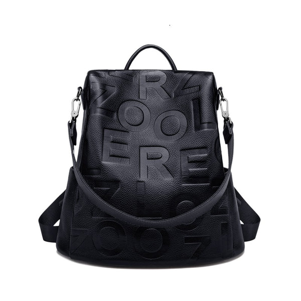 Bolso de Cuero Genuino para Mujer - Gran Capacidad y Estilo