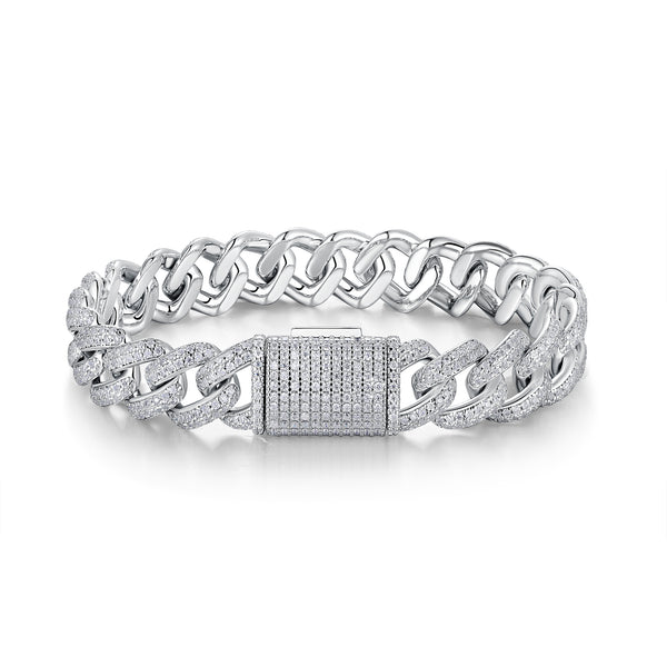 Pulsera de Plata S925 con Moissanita: Lujo Accesible y Elegancia Atemporal
