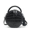 Bolso Redondo de Cuero para Mujer - Mensajero Compacto