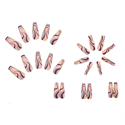 Pegatinas de Uñas Onda Ballet con Acabado Desprendible - Image 3