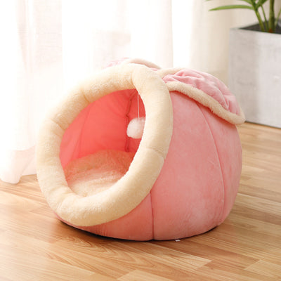 Cama Felina Térmica Multiestación - Diseño Cerrado para Todas las Estaciones - Image 4