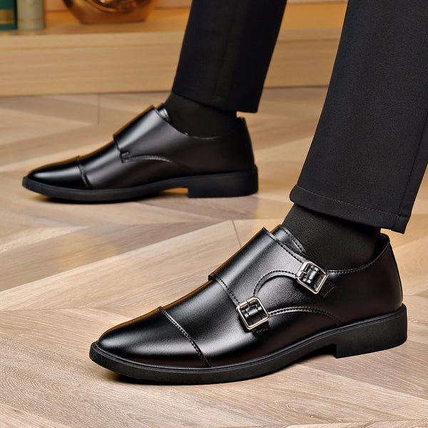 Zapatos de Cuero para Hombre con Suela Suave - Diseño Versátil y Cómodo