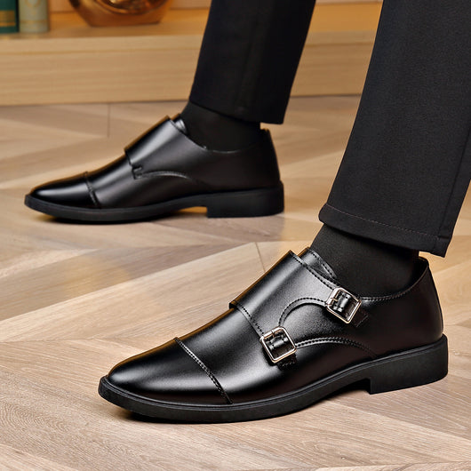 Zapatos de Cuero para Hombre con Suela Suave - Diseño Versátil y Cómodo