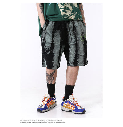 Pantalones cortos casuales para hombre con bordados - Image 7