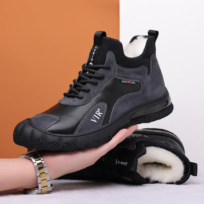 Botas de Senderismo Acolchadas Térmicas para Hombre - Caña Alta Forrada en Polar - Image 3