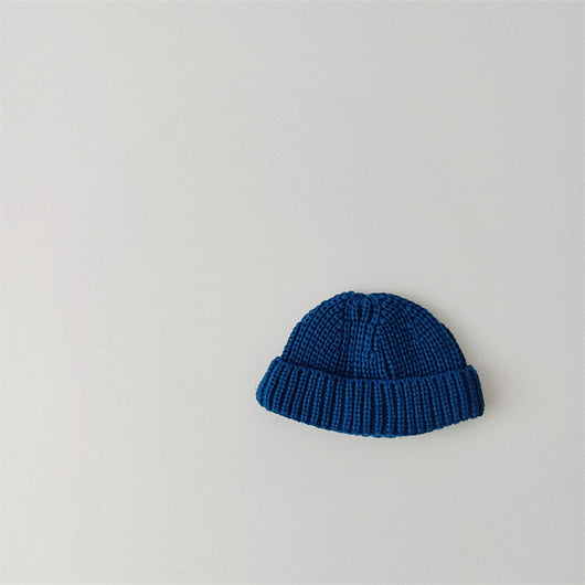 Gorro Tejido para Bebé con Puños Acanalados en Colores Sólidos - Image 12