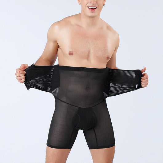 Pantalones Moldeadores Respirable de Cintura Alta para Hombre - Image 12