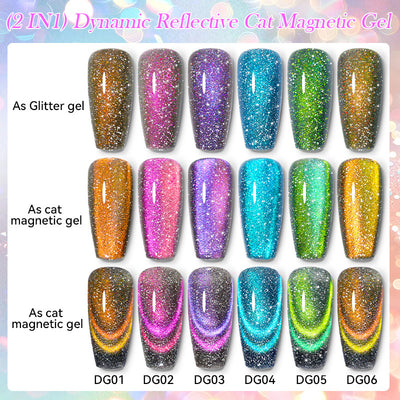 Esmalte Gel Efecto Diamante Cat Eye - Serie Brillo Cautivador - Image 5