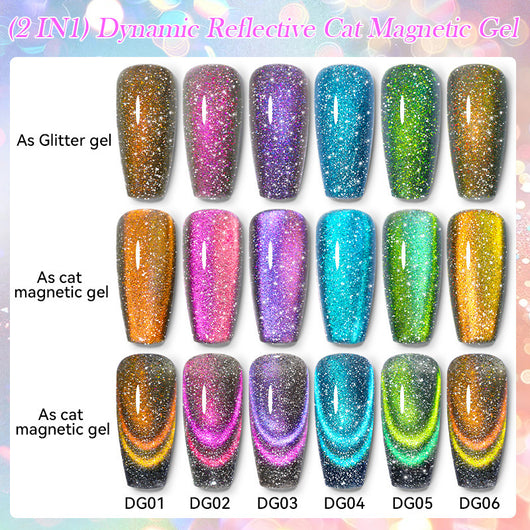 Esmalte Gel Efecto Diamante Cat Eye - Serie Brillo Cautivador - Image 5
