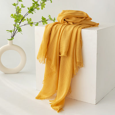 Pañuelo de Algodón y Lino Verano - Protección Solar Elegante - Image 10