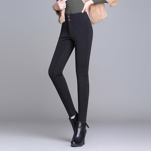 Pantalones Térmicos Gruesos para Otoño e Invierno - Talla Plus - Image 3