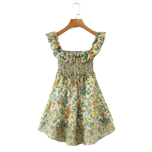 Vestido Sin Mangas Ajustado con Estampado y Detalles Recortados - Image 12