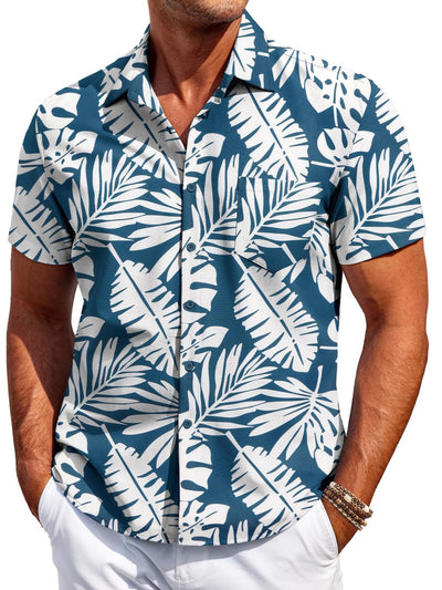 Camisa Hawaiana Versátil de Manga Corta para Hombre - Image 14