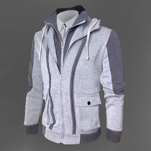 Chaqueta Cardigan con Capucha y Doble Cierre - Diseño 2 en 1