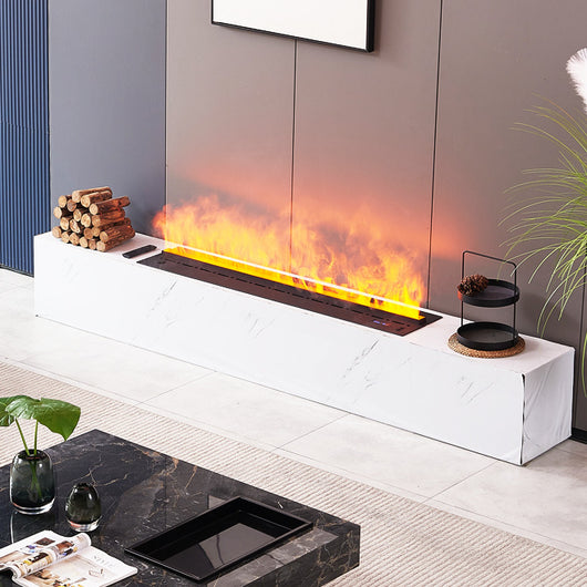 Chimenea Eléctrica 3D con Atomización Multicolor - Decoración Moderna del Hogar