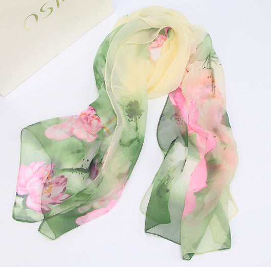 Pañuelo Ligero Protector Solar Primavera Verano con Diseño Estampado - Image 15