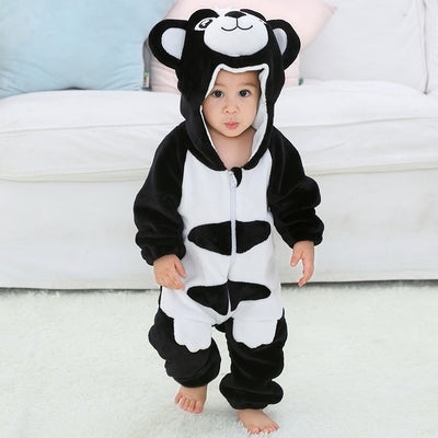 Pijama Enterizo Infantil de Franela Suave con Diseño de Animales - Image 6