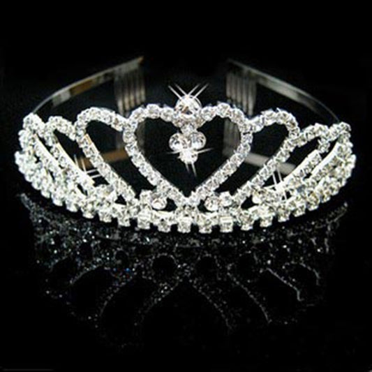 Corona Princesa Prendedor para Cabello - Ornamentos Nupciales de Boda