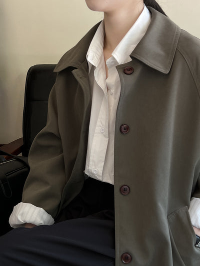 Gabardina Estilo Coreano para Mujer - Colección Otoño - Image 13