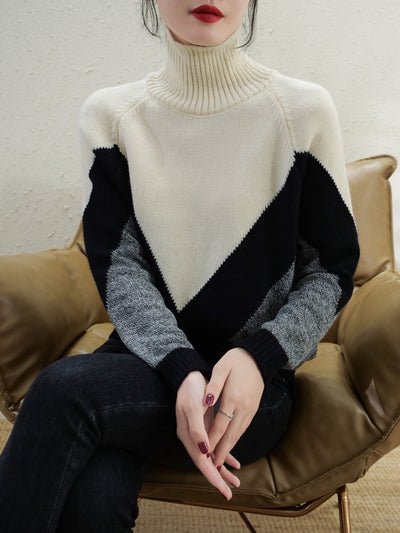 Suéter Cuello Alto de Lana Merino - Prenda Base Versátil - Image 12