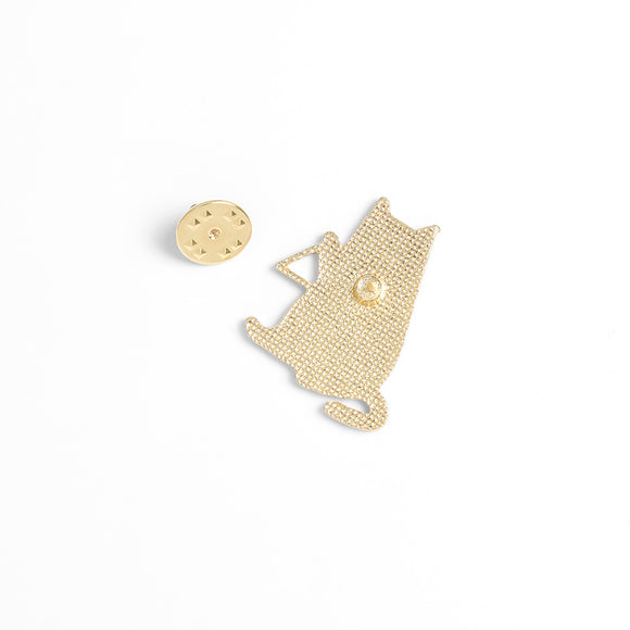 Broche de Gato Tocando Guitarra - Diseño Divertido y Original
