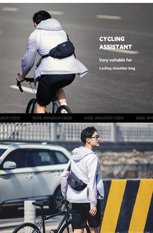 Bolsa Cruzada para Hombre - Mochila Portátil de Pecho y Hombro - Image 14