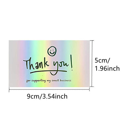 Pack 50 Tarjetas de Felicitación Holográficas Láser para Regalos - Image 11