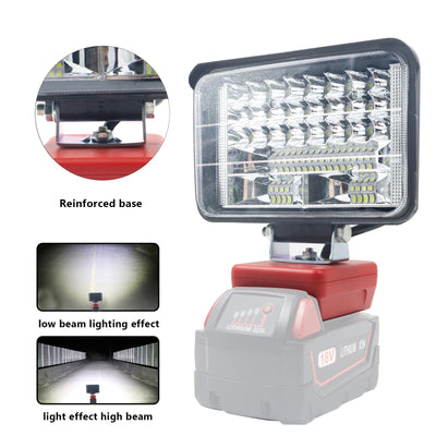 Linterna de Trabajo LED para Batería Milwaukee M18 - Iluminación Profesional Portátil - Image 7