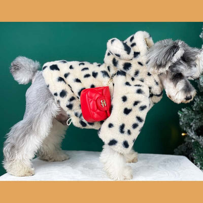 Abrigo Térmico para Perros con Diseño Pluché Punteado - Otoño e Invierno - Image 13