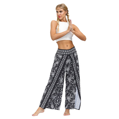 Pantalones Yoga Boho Estampado Étnico para Entrenamientos al Aire Libre - Image 11