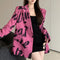 Blazer Casual Rosa Rojo para Mujer - Elegancia Versátil