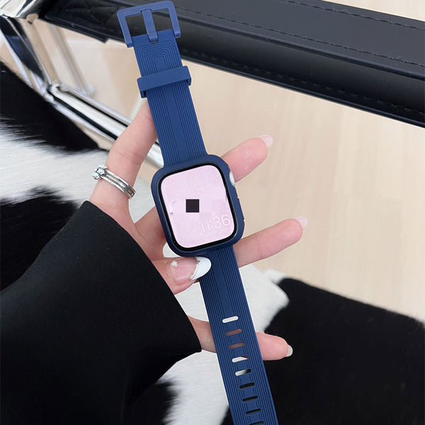 Reloj Inteligente Minimalista con Correa de Silicona
