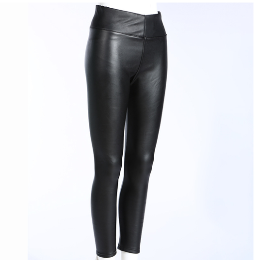 Leggins de Cuero PU Cintura Alta Efecto Slim - Image 11