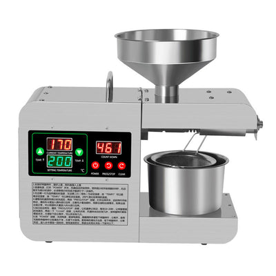 Prensa de Aceite Acero Inoxidable con Control de Temperatura - Extracción en Frío y Caliente - Image 10