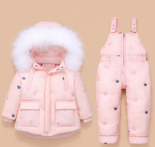 Conjunto de Abrigo Acolchado para Niña - Chaqueta y Pantalón Térmico Invierno - Image 5