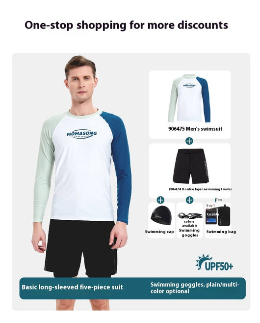 Traje de Baño Protección Solar para Hombre - Manga Larga Deportivo - Image 20