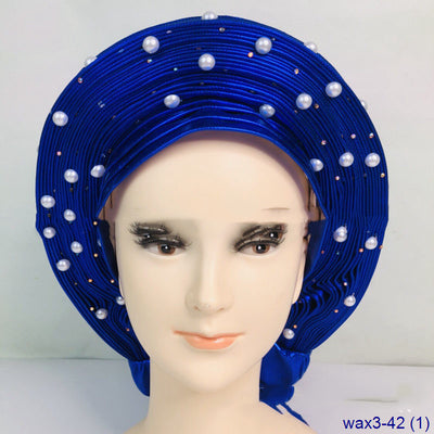 Turbante Trenzado Jacquard Perla Árabe para Mujer