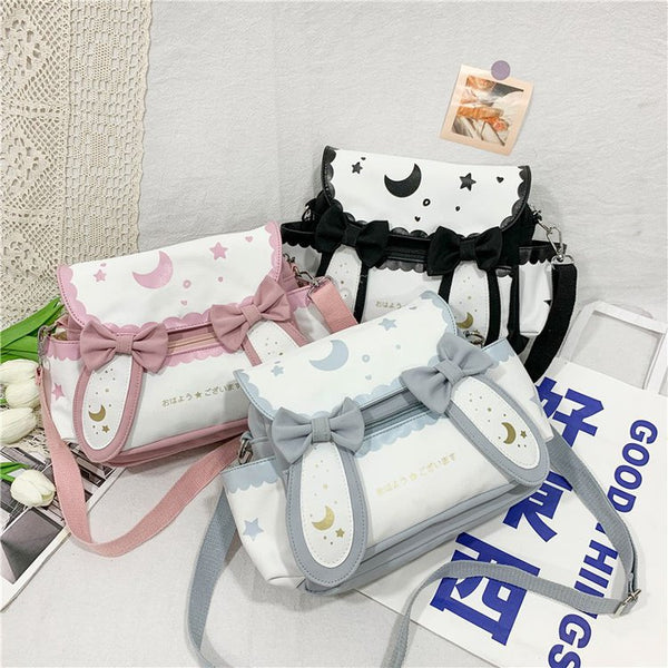 Bolsa Mensajera Canvas Casual Japonesa para Niñas