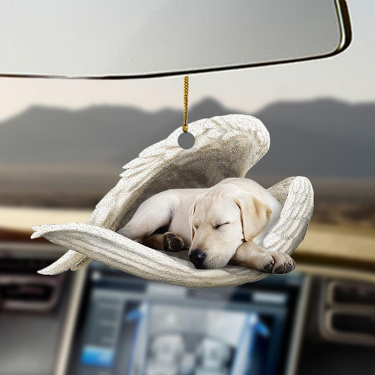 Adorno Colgante Perro Ángel Durmiendo - Decoración Acrílica para Auto, Hogar y Puertas - Image 15